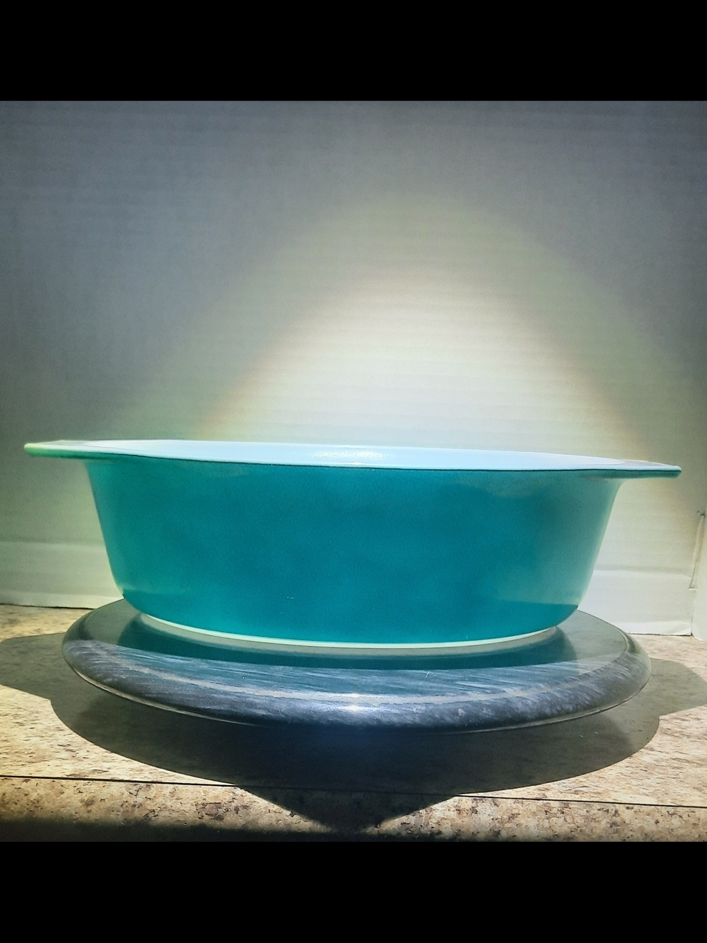 Vintage Pyrex Promotional Blue Doily 045 Casserole Dish - Picture 5 of 9